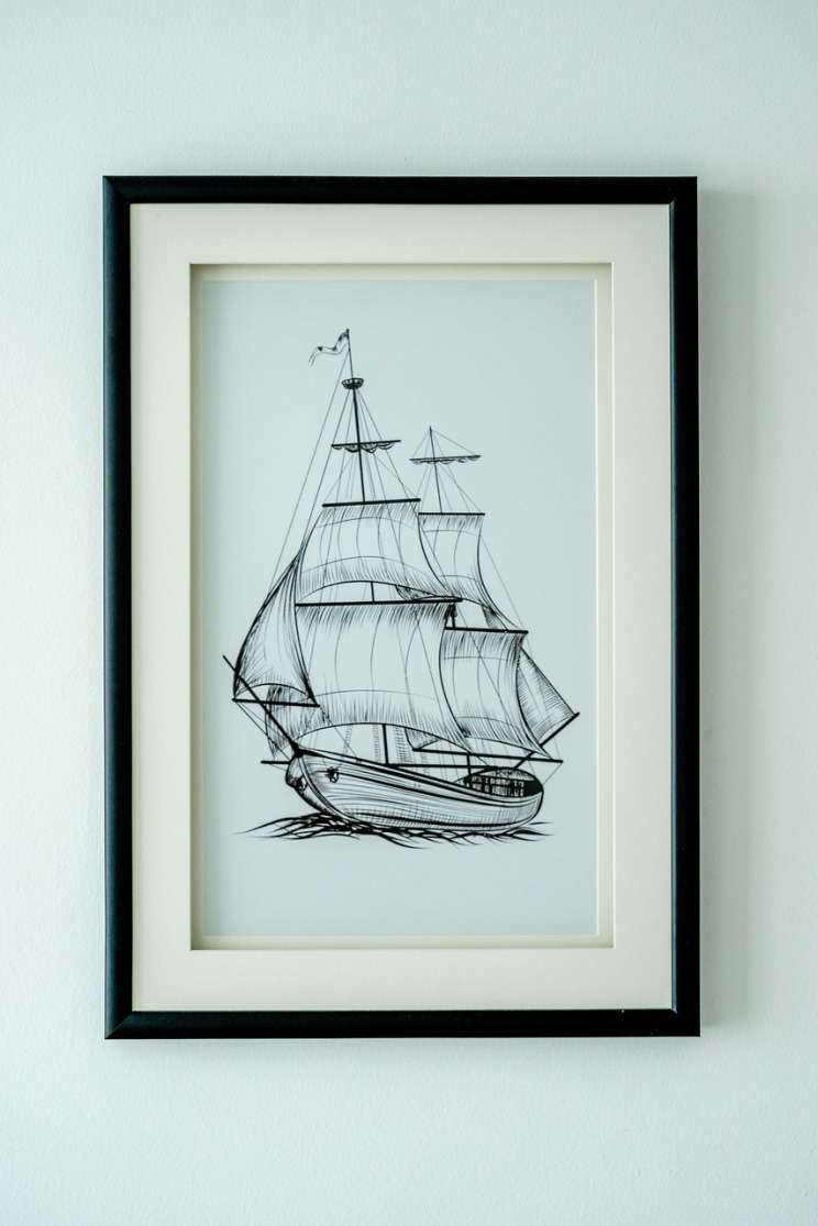 framed art living room wall